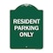Signmission Resident Parking Only Heavy-Gauge Aluminum Architectural Sign, 24" x 18", GW-1824-9756 A-DES-GW-1824-9756 - alternate 1